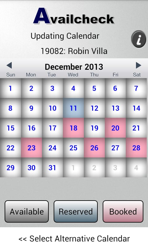 Availcheck Calendar截图3