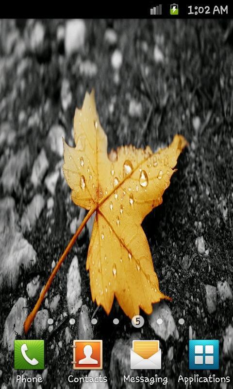 Galaxy Autumn Livewallpaper截图5