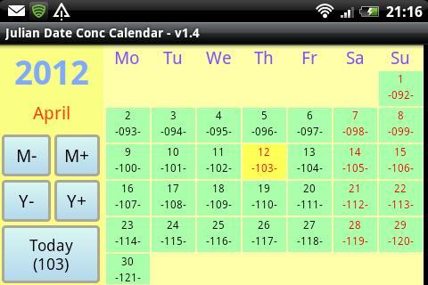 Julian Date Conv Calendar截图4