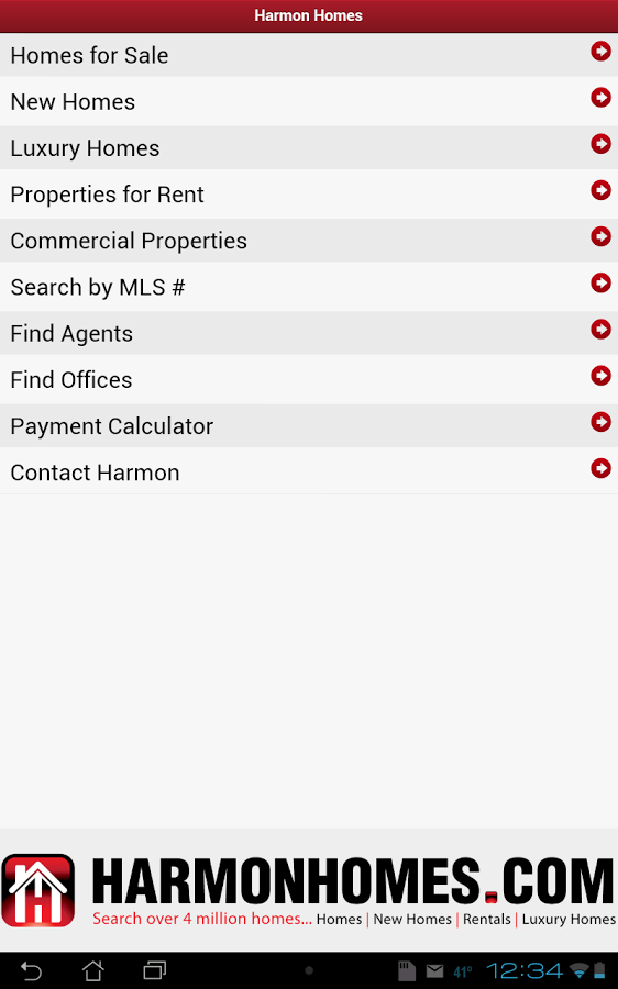 HarmonHomes Real Estate Search截图1