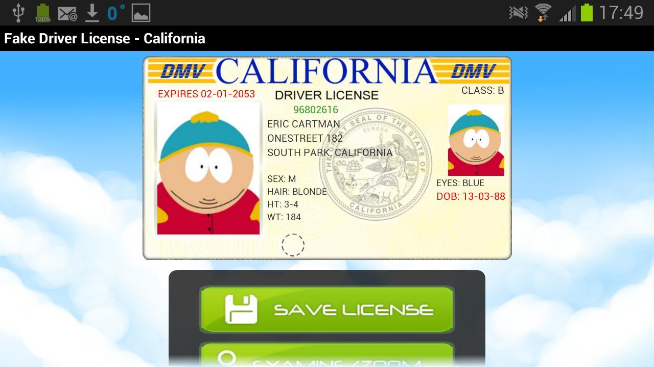 Driver License Generator截图2