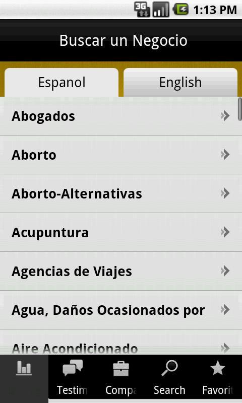 Spanish Yellow Pages截图1