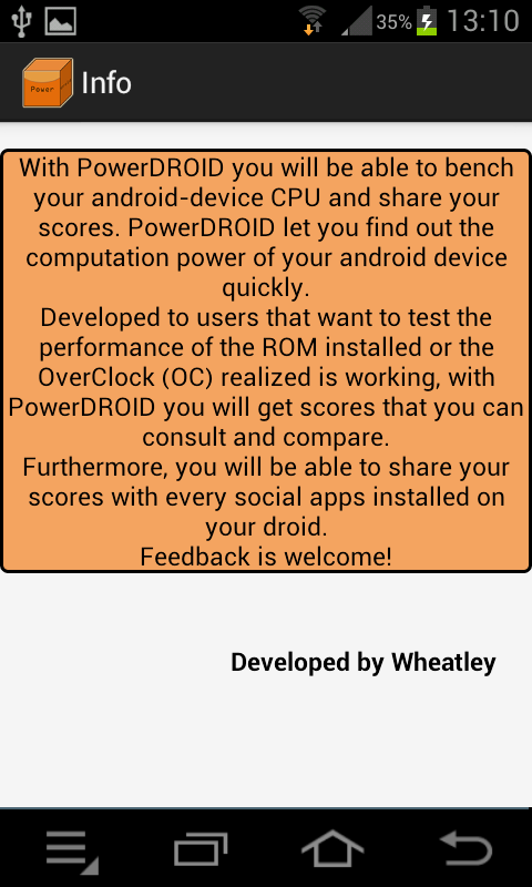 PowerDROID (Bench your DROID)截图5