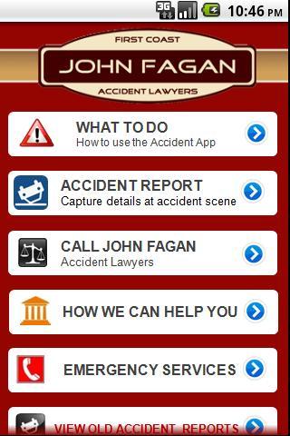 Accident App John Fagan Law截图2