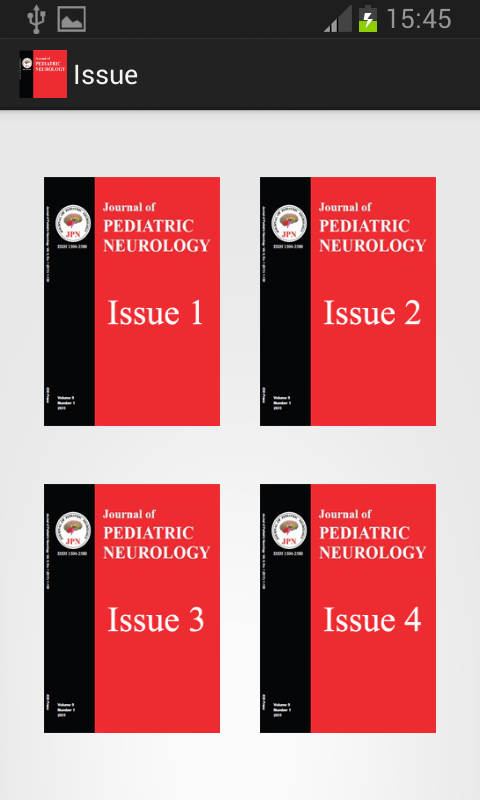 Journal of Pediatric Neurology截图2