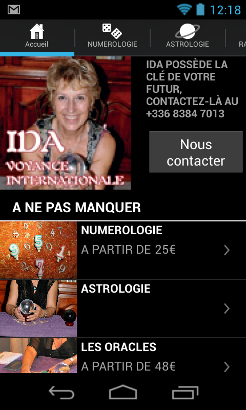 IDA VOYANCE INTERNATIONALE截图1