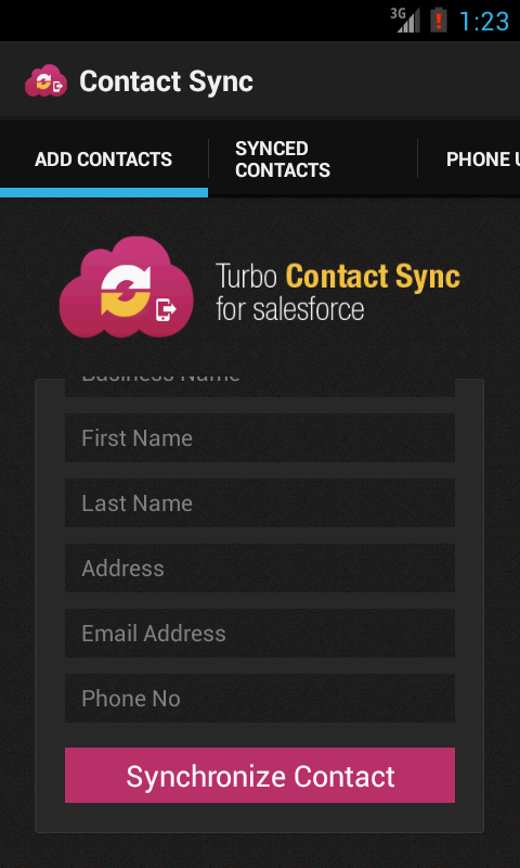 BV Contact Sync for salesforce截图2