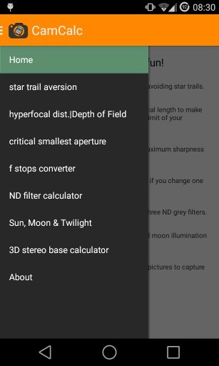 DSLR CamCalc - Free截图2