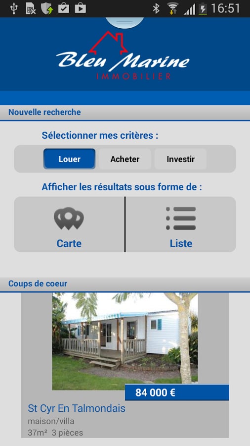 Bleu Marine Immobilier截图1