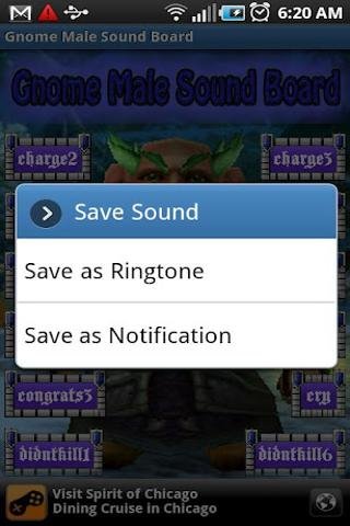 WoW Gnome Male Sound Board截图3