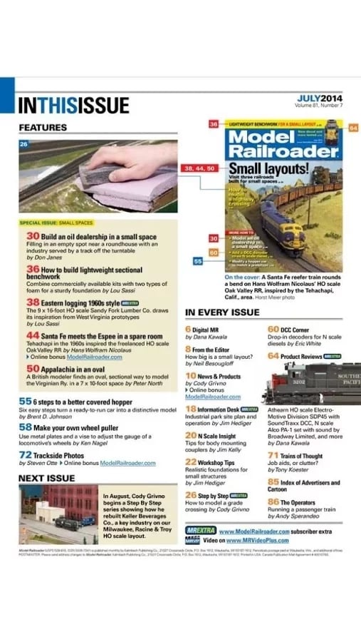 Model Railroader Issue A...截图2