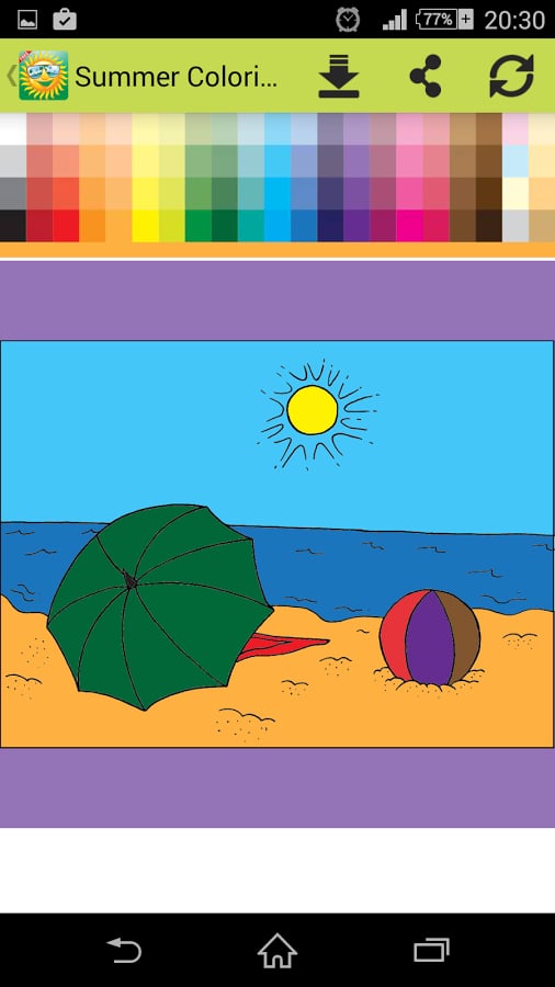 Summer Coloring Pages截图6