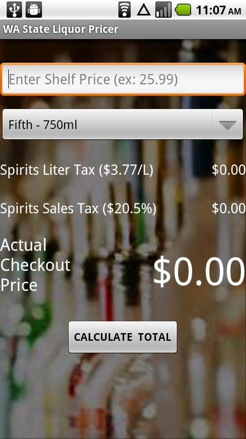 WA State Liquor Pricer截图1