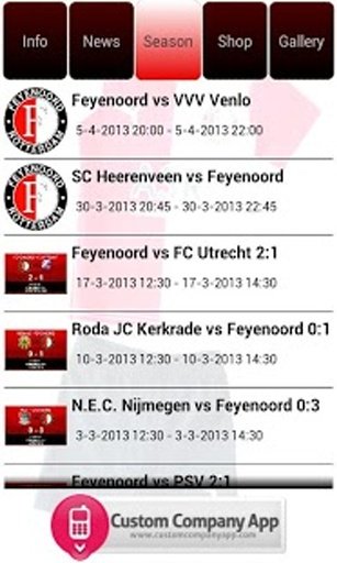 Example Feyenoord App截图10