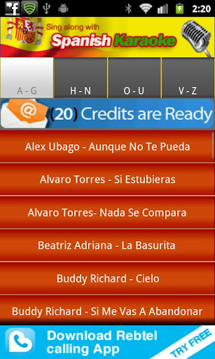 Spanish Karaoke - Sing-Along截图5