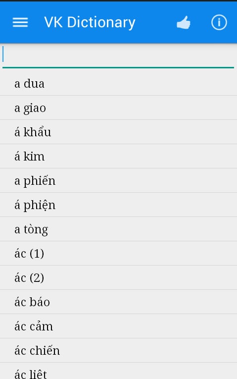 VK Dictionary V 3.0截图2