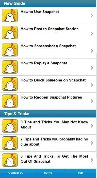 Help for Snapchat截图4