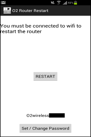 O2 Router Restart截图1