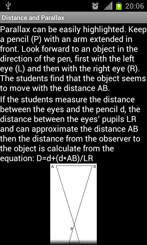 Distance and Parallax截图2