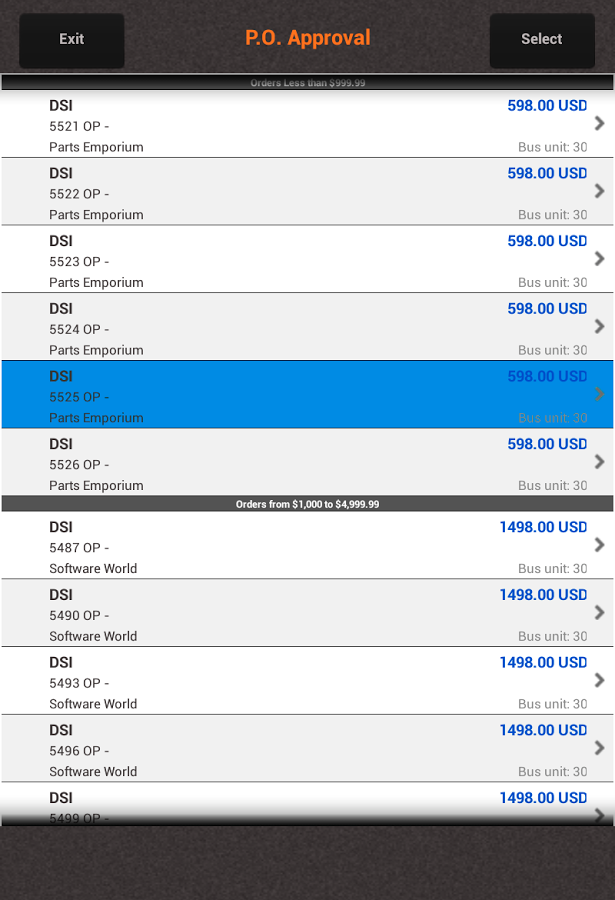 DSI Mobile Client截图1