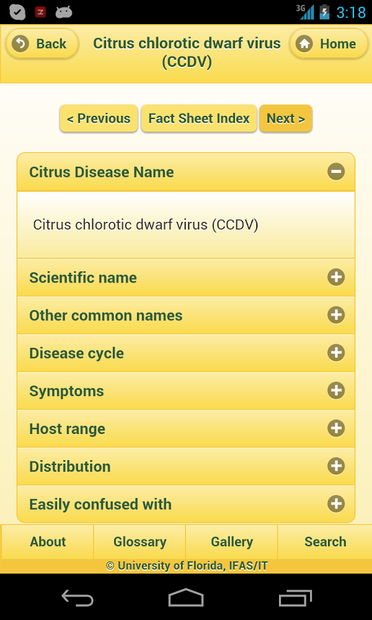 NPDN Citrus Diseases截图5