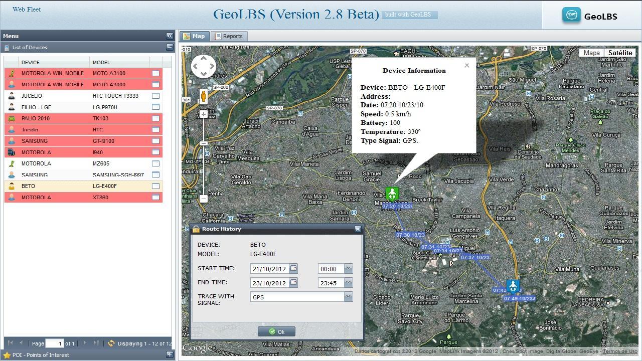 GPS Tracker Web & SMS Trial截图2