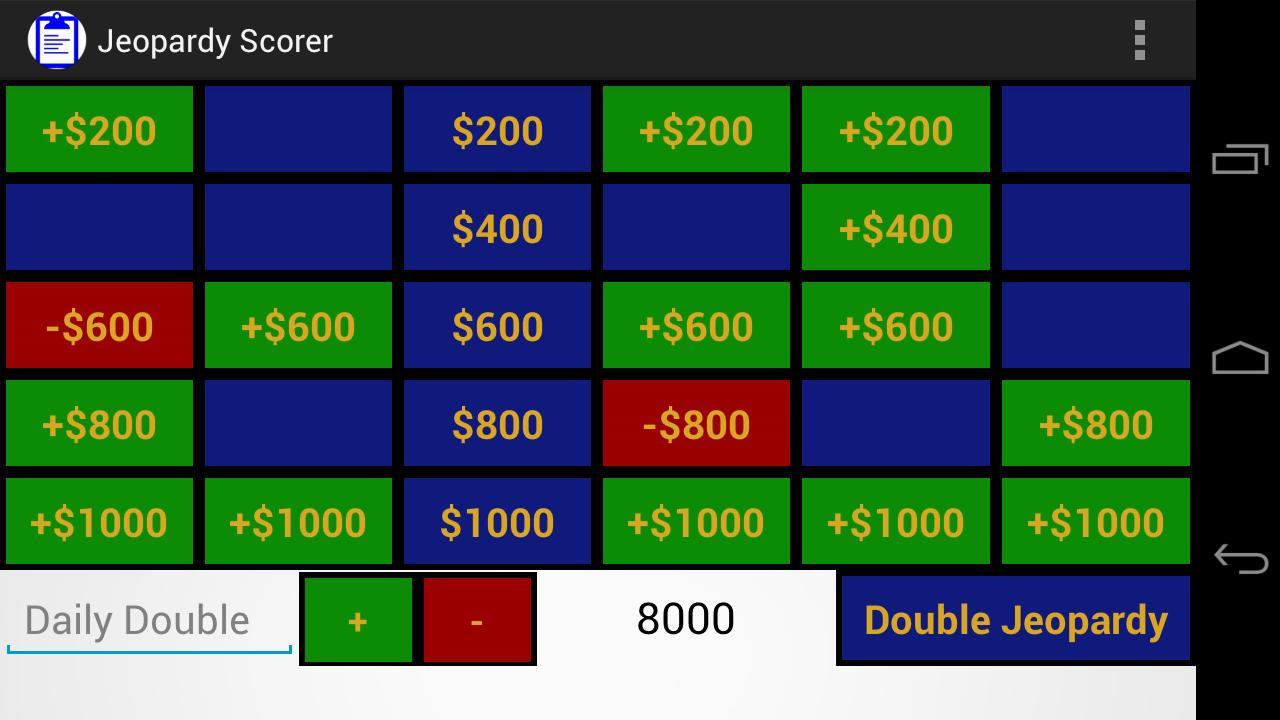 Jeopardy Scorer截图1