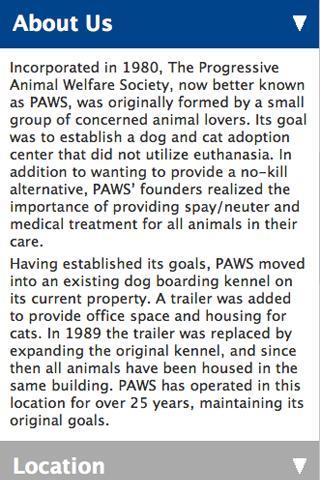 Paws Adoption Center截图2