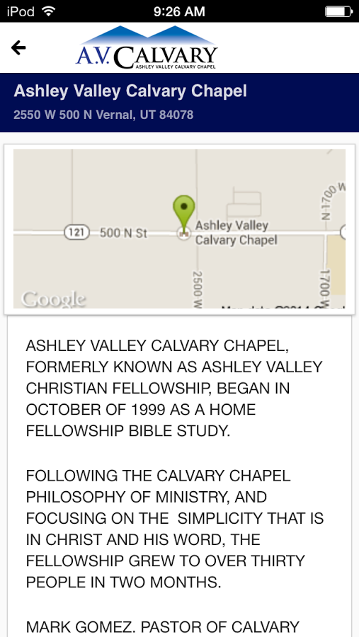 Ashley Valley Calvary Chapel截图2