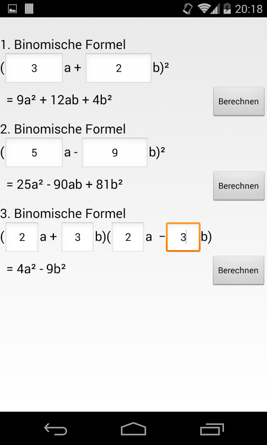 Mathe Abitur Rechner截图2