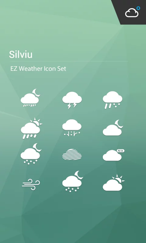 Simple Clean Weather Iconset截图1