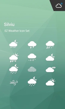 Simple Clean Weather Iconset截图