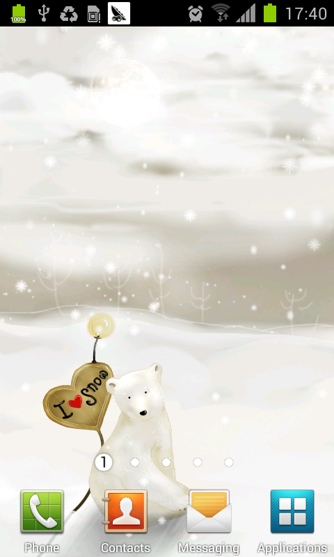 bear in new year lwp截图1