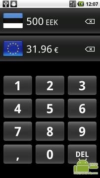 爱沙尼亚——欧元 货币兑换器截图