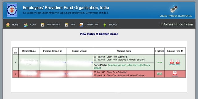 EPF Provident Fund Trans...截图4