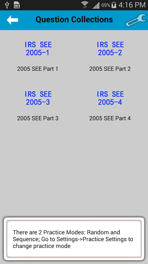 IRS SEE Practice截图5