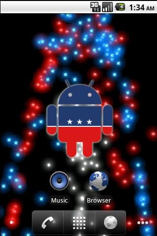 Captain Android of America LWP截图2