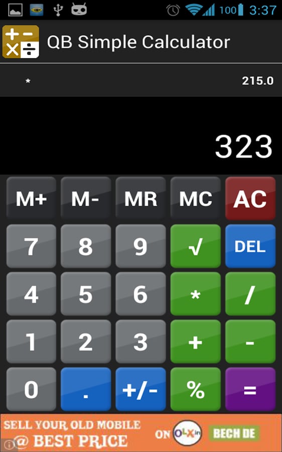 QB Simple Calculator截图5