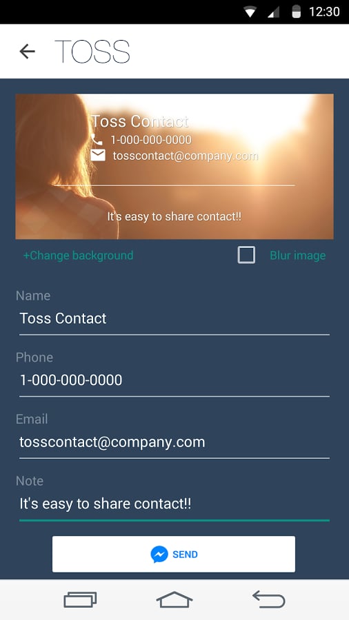 Toss Contact截图1