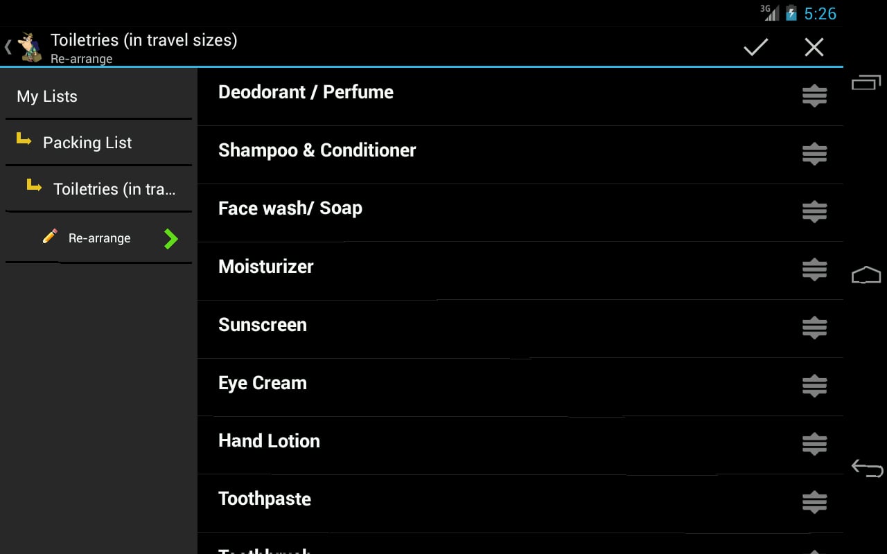 Packing Checklist - FREE截图11