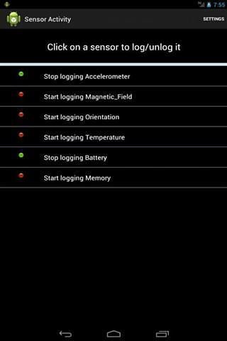 感应器应用截图1