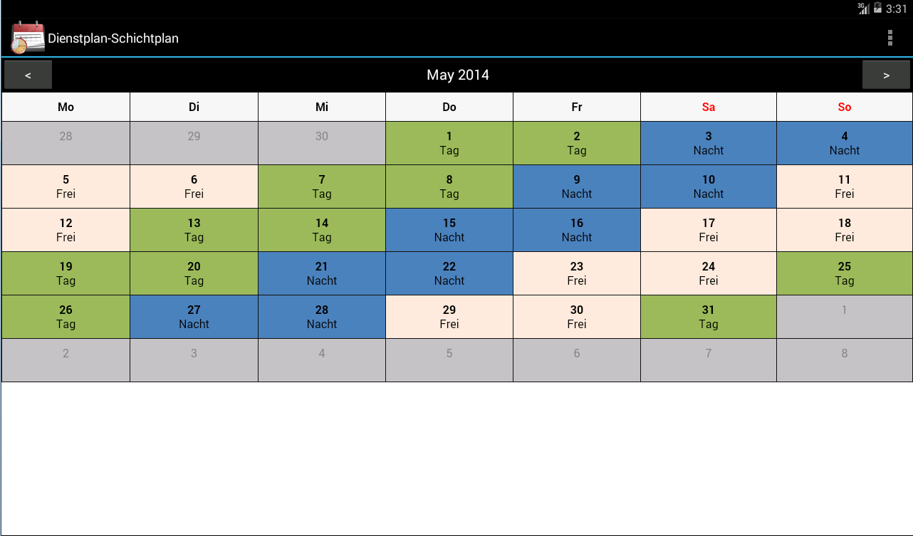 Dienstplan Schichtplan截图1