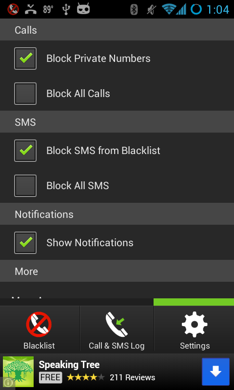 Call & SMS Blocker Plus截图4