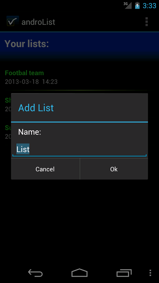 androList - list manager截图3