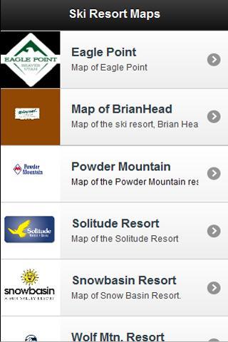 Ski Resort Maps in Utah截图1