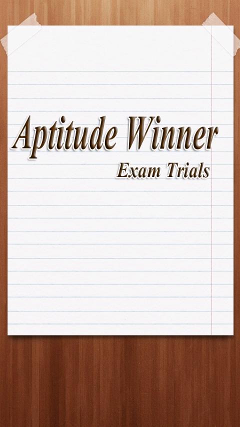 Aptitude Winner截图1