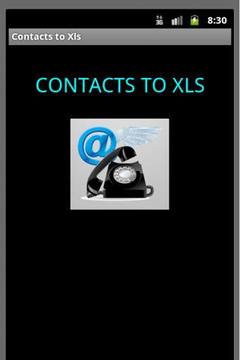 Contacts to Xls截图