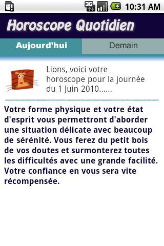 Horoscope Lion Francais截图2