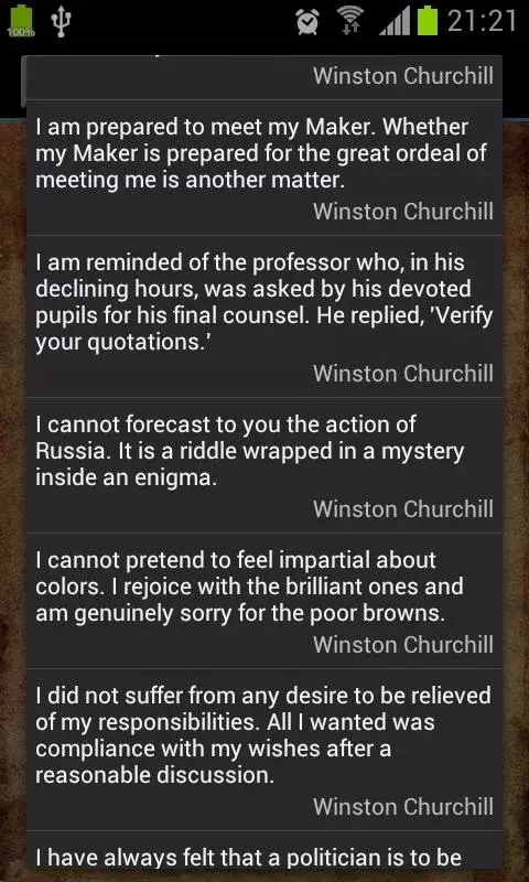 Sir Winston Churchill Quotes截图3