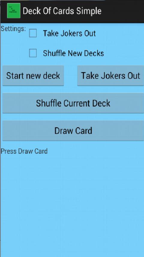 Deck of Cards Simple截图1